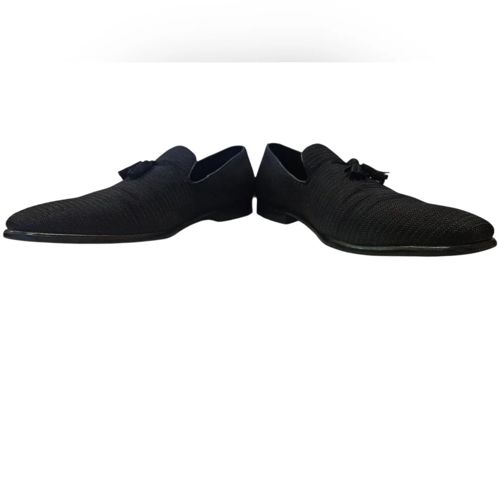 Stacy Adams Men's Tazewell Plain Toe Tassel Black Slip-on Shoes Size 13